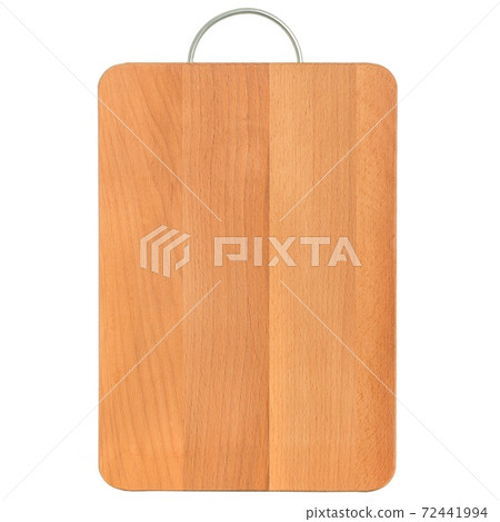 wooden cutting board on a white background 72441994