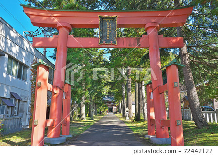 [Su訪旭神社]福井縣今柄郡池田町稻荷 72442122