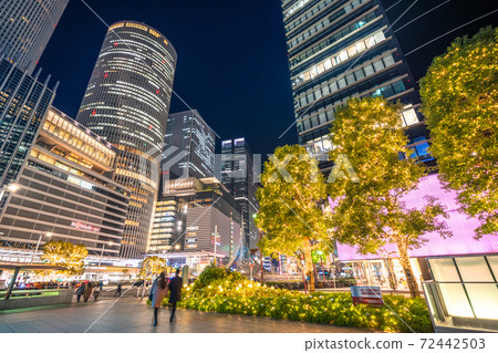 《愛知縣》名古屋站商務區/冬季照明 72442503
