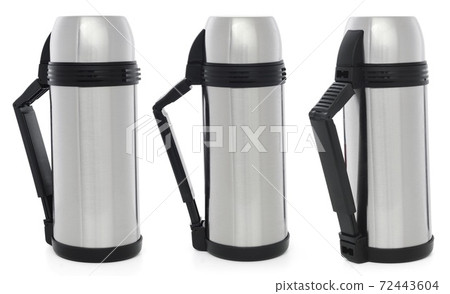 Metal thermos with plastic handle 72443604