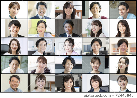 網絡會議屏幕25人 72443943