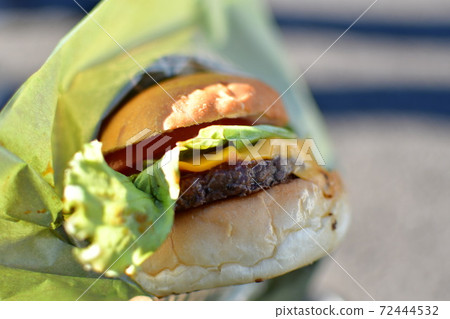 一個漢堡包 一個漢堡包 72444532