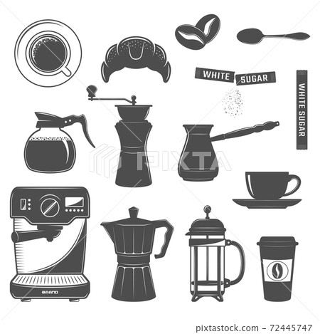 Coffee Icon Set 72445747