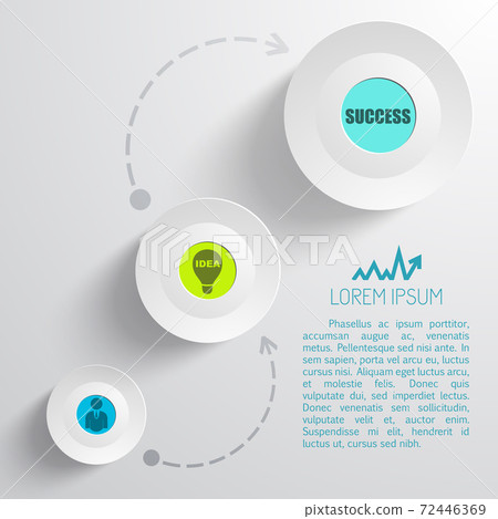 Business Step Infographic Concept 72446369