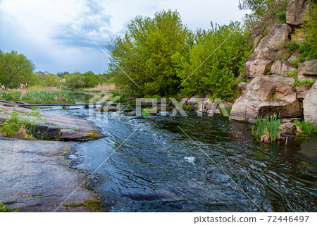 granite rocks in Ukraine 72446497