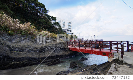 神奈川縣三浦市城鹿島的冬天 72447182