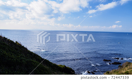 神奈川縣三浦市城鹿島的冬天 神奈川縣三浦市城鹿島的冬天 72447339