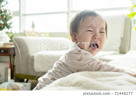 Newborn, infant, baby, baby, living room, house, housing, Korea 72448277