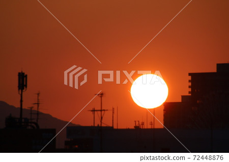 Sunset in Hokkaido-The setting sun-01 Sunset in Hokkaido-The setting sun-01 72448876