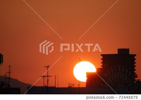 北海道的夕陽-夕陽03 北海道的夕陽-夕陽03 72448878