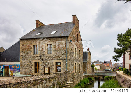 Beauport Abbey in Paimpol exterior view, town of Paimpol, department of Cotes d'Armor, Brittany, France Beauport Abbey in Paimpol exterior view, town of Paimpol, department of Cotes d'Armor, Brittany, France 72449115