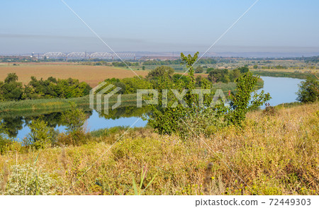 Pivdennyi Buh river shores, Mykolaiv Region, Ukraine 72449303