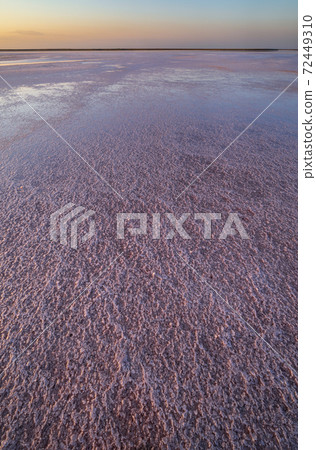 Sunset Genichesk pink salty lake, Ukraine Sunset Genichesk pink salty lake, Ukraine 72449310