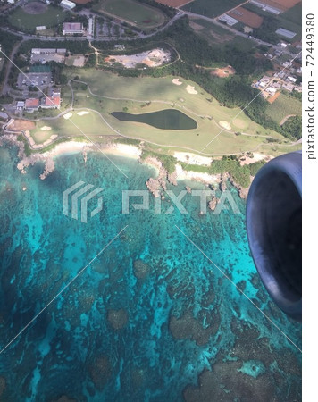 飛機沖繩海 72449380