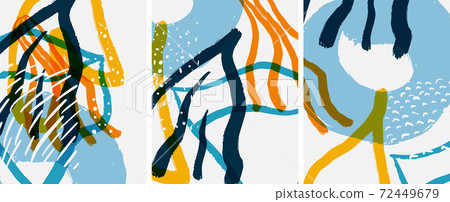 Social media abstract backgrounds. Abstract hand drawn doodles. Vector illustration for covers, banners, flyers Social media abstract backgrounds. Abstract hand drawn doodles. Vector illustration for covers, banners, flyers 72449679