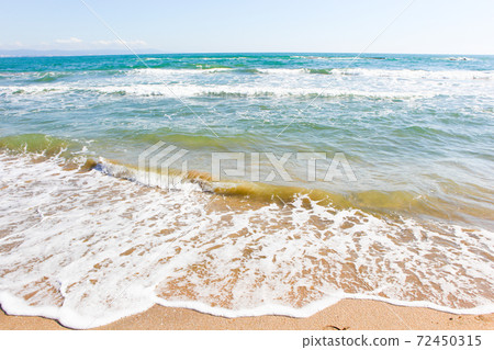 Beautiful beach and incredible sea in Pomorie, Bulgaria. Beautiful beach and incredible sea in Pomorie, Bulgaria. 72450315