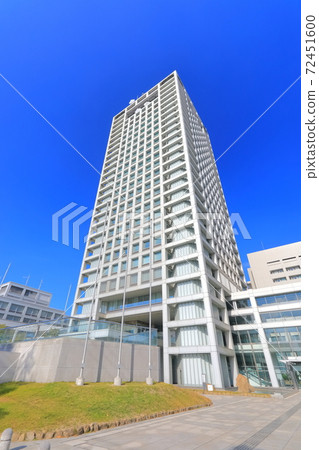Kagawa Prefectural Government Building under fine weather Kagawa Prefectural Government Building under fine weather 72451600