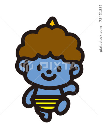 Cute blue demon 72451885