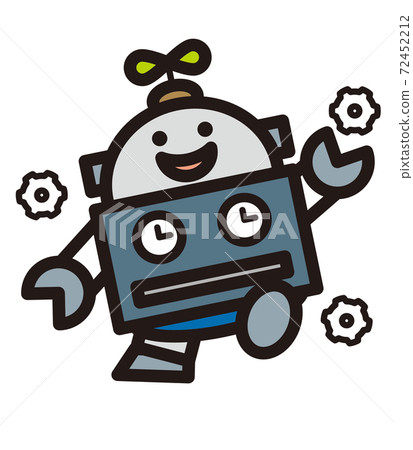 Cute robot character Cute robot character 72452212