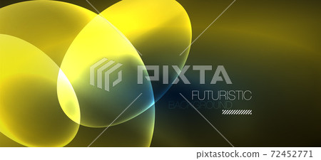 Neon ellipses abstract backgrounds. Shiny bright round shapes glowing in the dark. Vector futuristic illustrations for covers, banners, flyers and posters and other Neon ellipses abstract backgrounds. Shiny bright round shapes glowing in the dark. Vector futuristic illustrations for covers, banners, flyers and posters and other 72452771