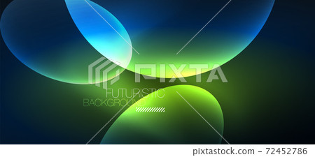 Neon ellipses abstract backgrounds. Shiny bright round shapes glowing in the dark. Vector futuristic illustrations for covers, banners, flyers and posters and other Neon ellipses abstract backgrounds. Shiny bright round shapes glowing in the dark. Vector futuristic illustrations for covers, banners, flyers and posters and other 72452786
