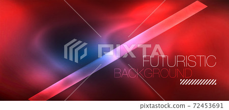 Neon geometric abstract background. Triangles with color glowing light effects in the dark. Vector illustration for covers, banners, flyers and posters and other Neon geometric abstract background. Triangles with color glowing light effects in the dark. Vector illustration for covers, banners, flyers and posters and other 72453691