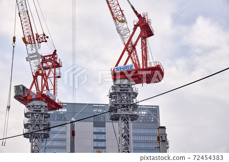 Building construction site Shinagawa-ku, Tokyo 72454383