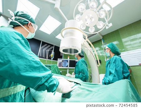 Surgical scene at a foreign hospital 72454585