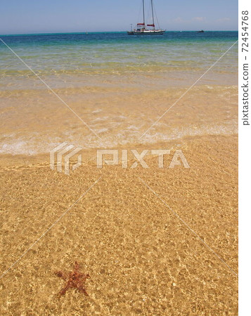 Superb beach on Moreton Island 72454768