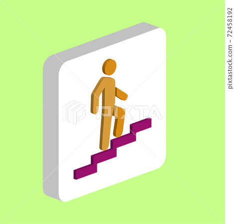 career Simple vector icon. Illustration symbol design template for web mobile UI element. Perfect color isometric pictogram on 3d white square. career icons for business project. career Simple vector icon. Illustration symbol design template for web mobile UI element. Perfect color isometric pictogram on 3d white square. career icons for business project. 72458192