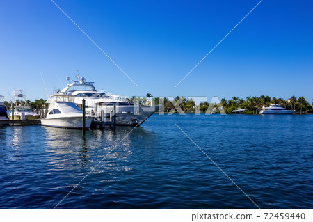 Yachts docked in Fort Lauderdale at USA Yachts docked in Fort Lauderdale at USA 72459440