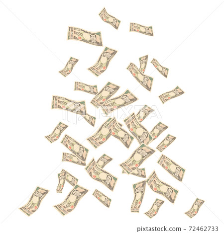 Image illustration of a new 10,000-yen note Image illustration of a new 10,000-yen note 72462733