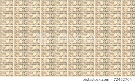 Image illustration of the new 10,000 yen bill Image illustration of the new 10,000 yen bill 72462764