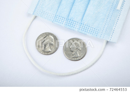 image of mask coin white background 72464553