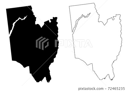 Saratoga County, New York State (U.S. county, United States of America, USA, U.S., US) map vector illustration, scribble sketch Saratoga map 72465235