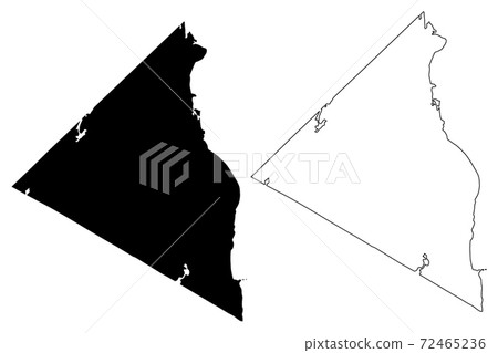 Rockland County, New York State (U.S. county, United States of America, USA, U.S., US) map vector illustration, scribble sketch Rockland map 72465236