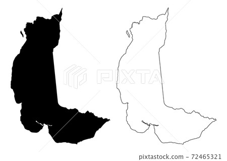 Chowan County, North Carolina State (U.S. county, United States of America, USA, U.S., US) map vector illustration, scribble sketch Chowan map 72465321