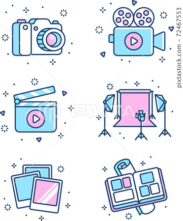 Photography icon set Photography icon set 72467553