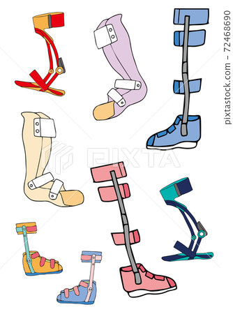 各種下肢設備的材料 72468690