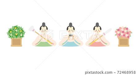 Hinamatsuri, Ukon-no-Tachibana, Sakon-no-Sakura Hinamatsuri, Ukon-no-Tachibana, Sakon-no-Sakura 72468958