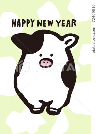 New year's card 72469016