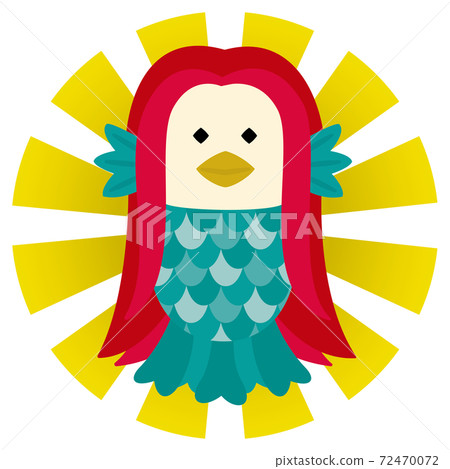 Japanese style illustration of cute Amabie 72470072