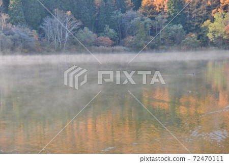 Late autumn water surface Late autumn water surface 72470111