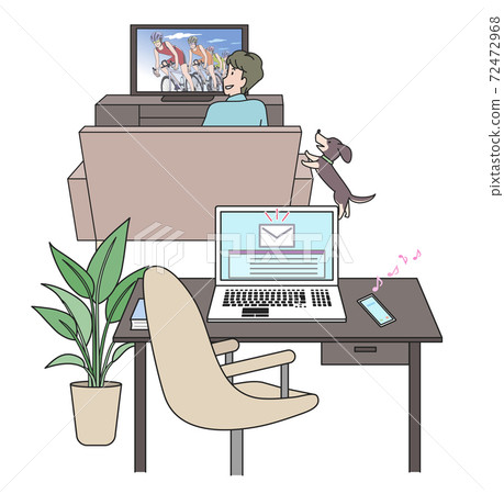 一個在遠程工作中懶惰的人 一個在遠程工作中懶惰的人 72472968