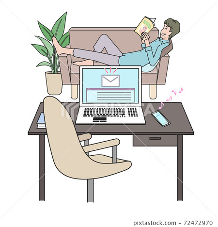 一個在遠程工作中懶惰的人 一個在遠程工作中懶惰的人 72472970