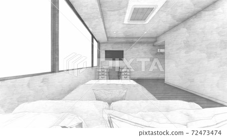 Hotel Single Room Interior Perth 100 Hotel Single Room Interior Perth 100 72473474