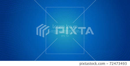 Minimal dashed line halftone pattern circle shape wave. 72473493