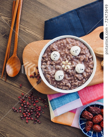 Korean traditional food red bean porridge Korean traditional food red bean porridge 72473649