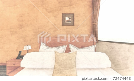 酒店單人房室內珀斯背景海79 酒店單人房室內珀斯背景海79 72474448