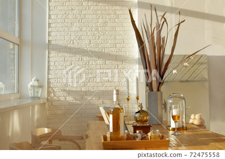 Interior of elegant dining room Interior of elegant dining room 72475558